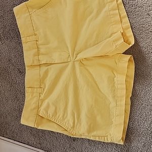 Tommy Hilfiger Shorts Size 2 Bright Yellow Cotton Shorts